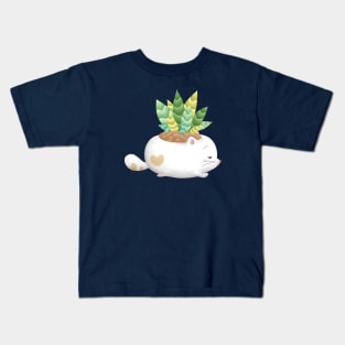 Kitty Cat Pot on The Move Kids T-Shirt
